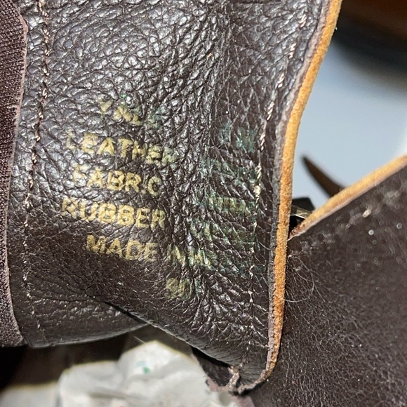 Steve Madden Ankle Boots 8 Brown Leather Distressed Slip On Buckle Straps Flaw - Picture 9 of 10